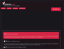 Tablet Screenshot of infideles.net